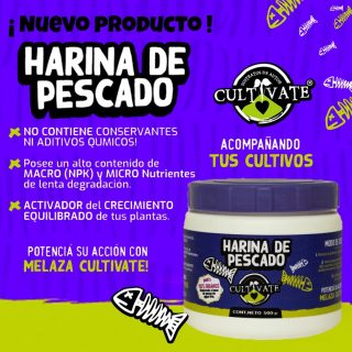 Harina de Pescado (200 GR) - Cultivate