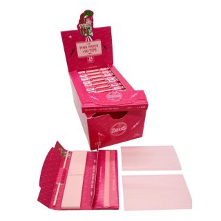 Papel 1 1/4 Pink + Tips + Palillo- Zeus